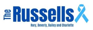 Logo with blue and red colors.